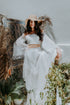 TWO PART WEDDING DRESS WITH FINGERED AND CHIFFON DETAIL - Barrus London